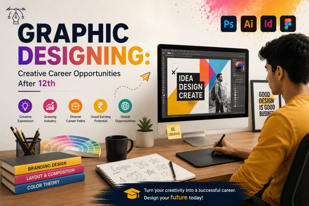 graphic designing student