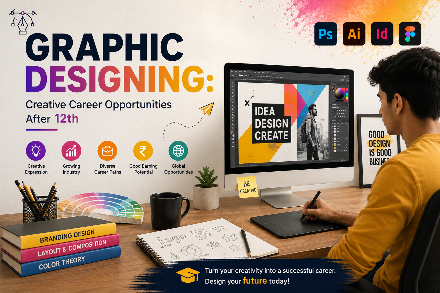 Graphics Designing Graphic Design vs Web Designing: What to Choose in 2026?