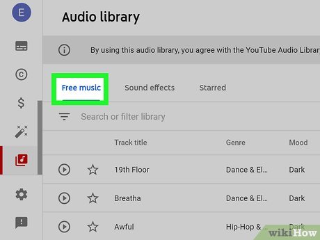 YouTube Audio Library