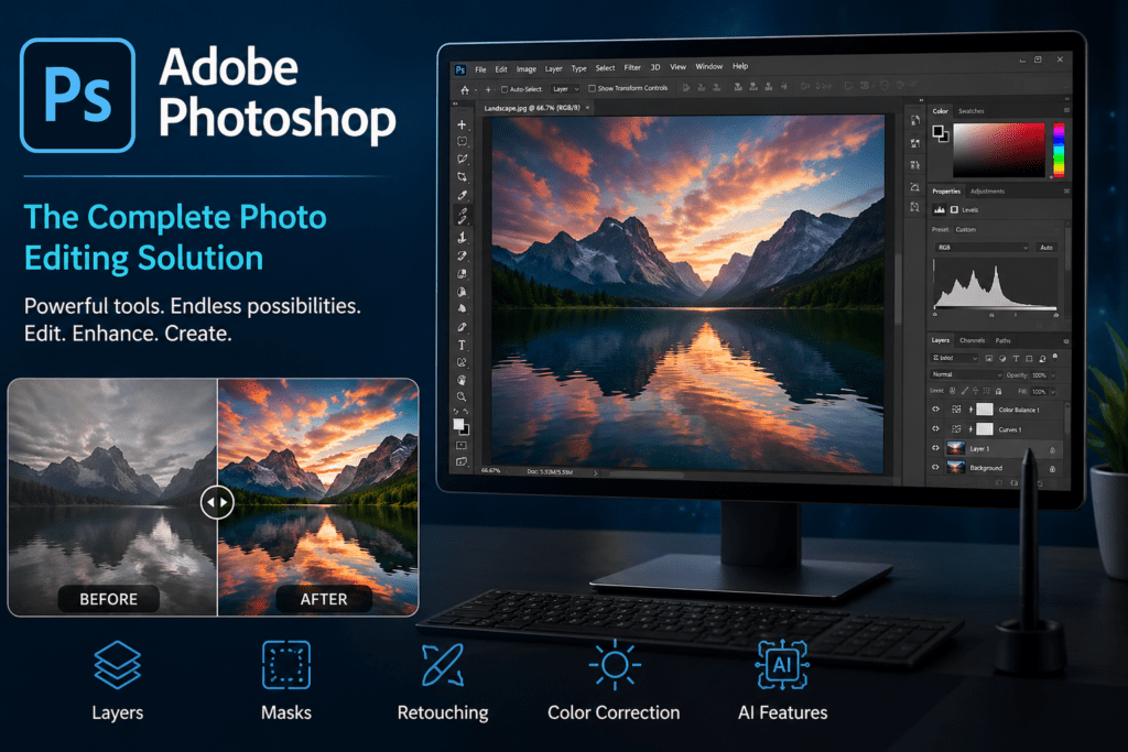 photoshop to edit photos