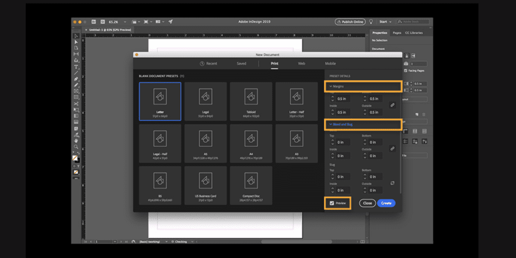 Creating an Appropriate Setup for Your InDesign Document