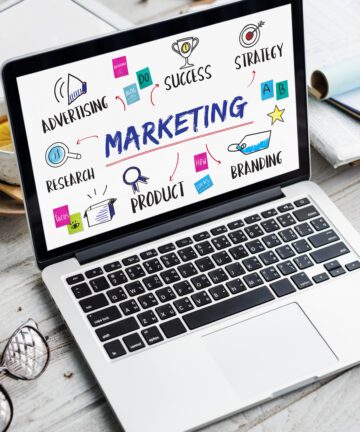 Digital Marketing is the art and science of connecting people with brands using digital channels like social media, search engines, emails, and websites.