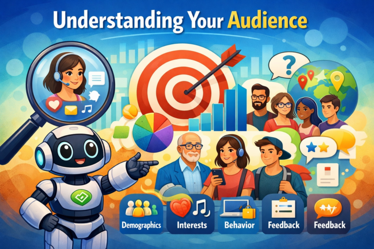 Understanding visual hierarchy illustrated with bold headings, shapes, and directional flow in a clean layout.