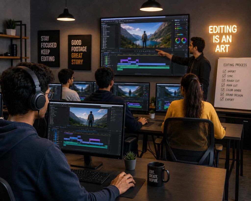 video editing class