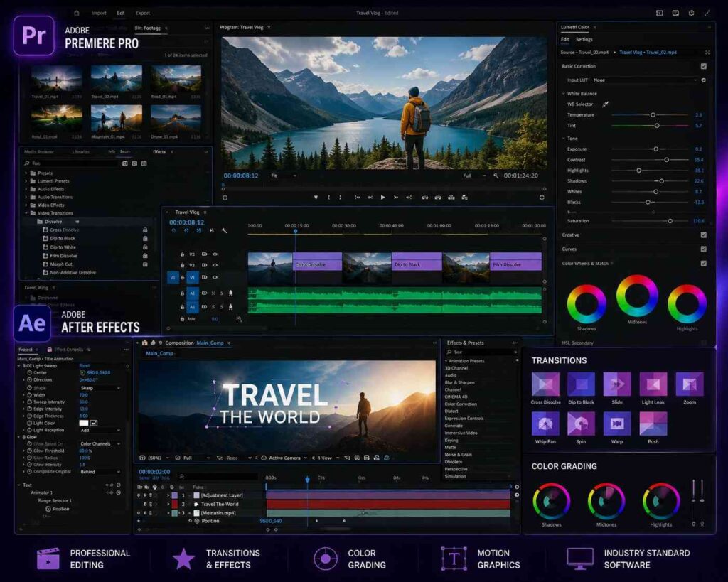 video editing software adobe premiere pro