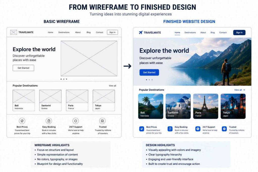 wireframing taught in a ui ux design course