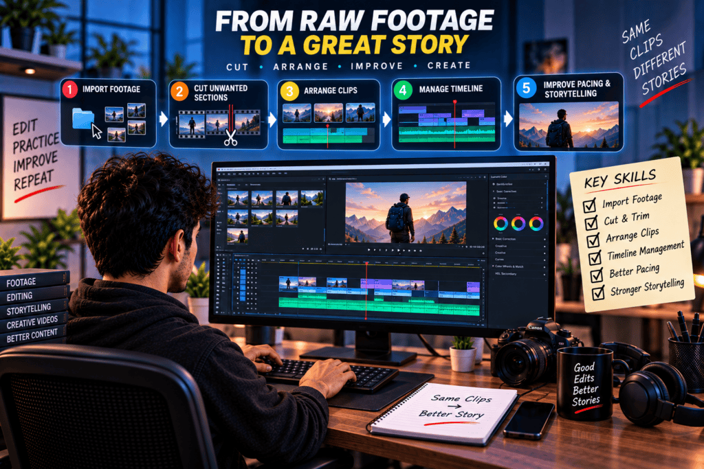 practical with real projects, the best video editing skills