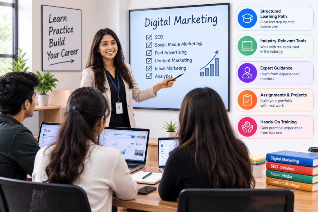 These projects give you something practical to discuss during interviews. They can also become valuable examples in your digital marketing portfolio.